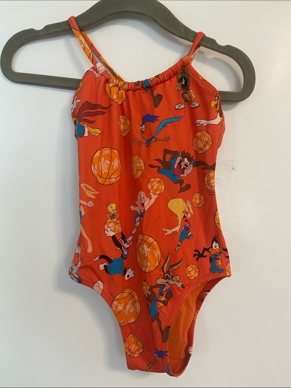 Vilebrequin Orange Looney Tunes Kids One-Piece Swimsuit